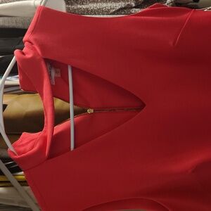 Coral Pink Cocktail Dress